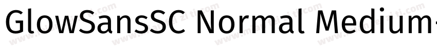 GlowSansSC Normal Medium字体转换